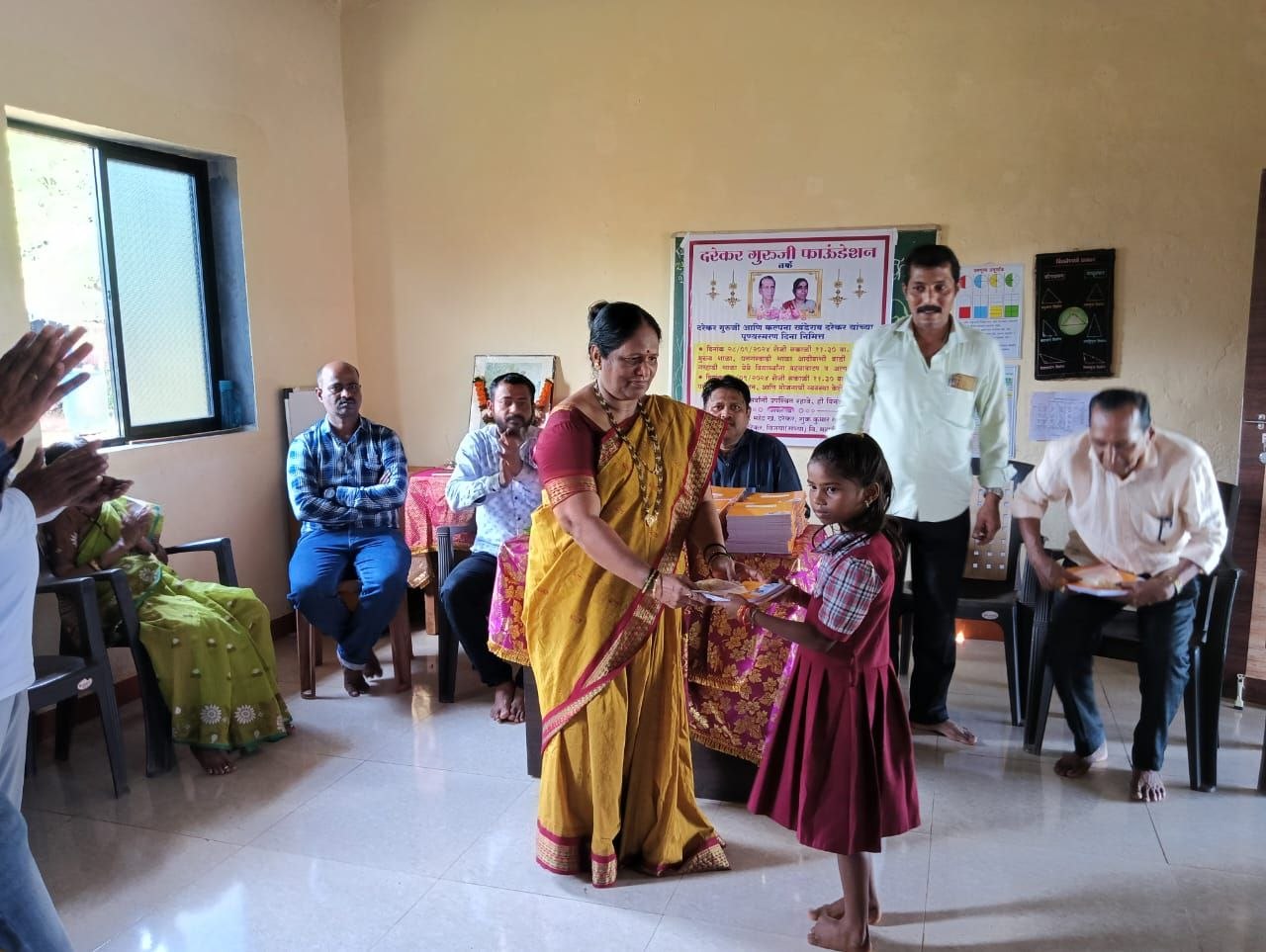 Notebooks distribution to students